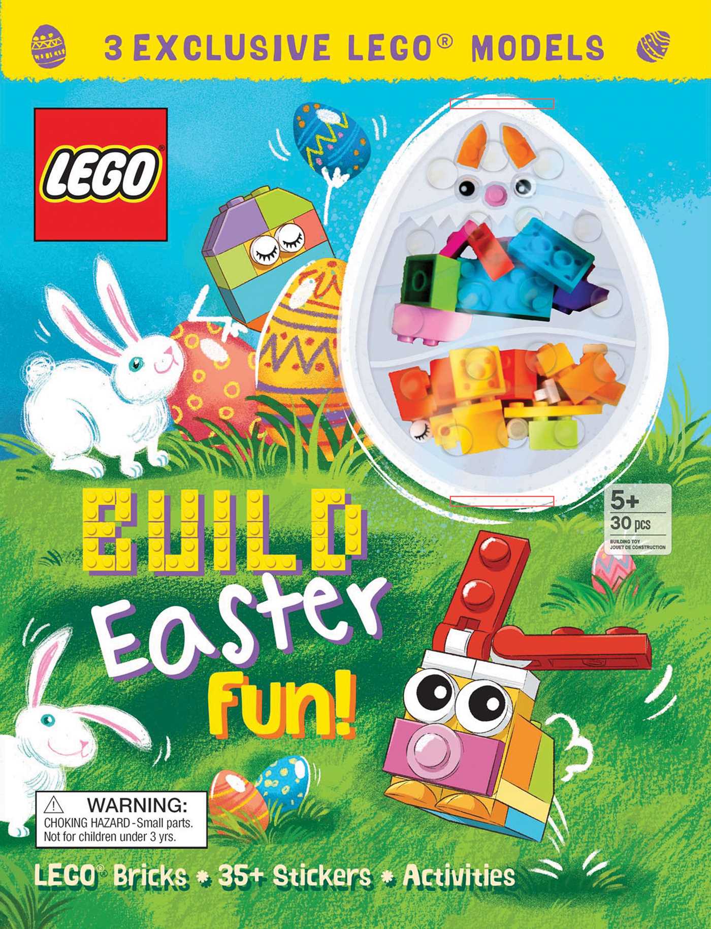 Build Easter Fun! LEGO Activity Books with LEGO Parts set (#9780794447151-1, 2021)