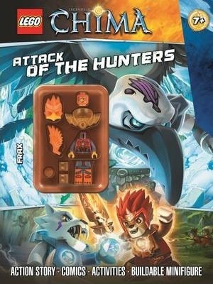 Legends of Chima: Attack of the Hunters LEGO Activity Books with LEGO Parts set (#9781405275972-1, 2014)