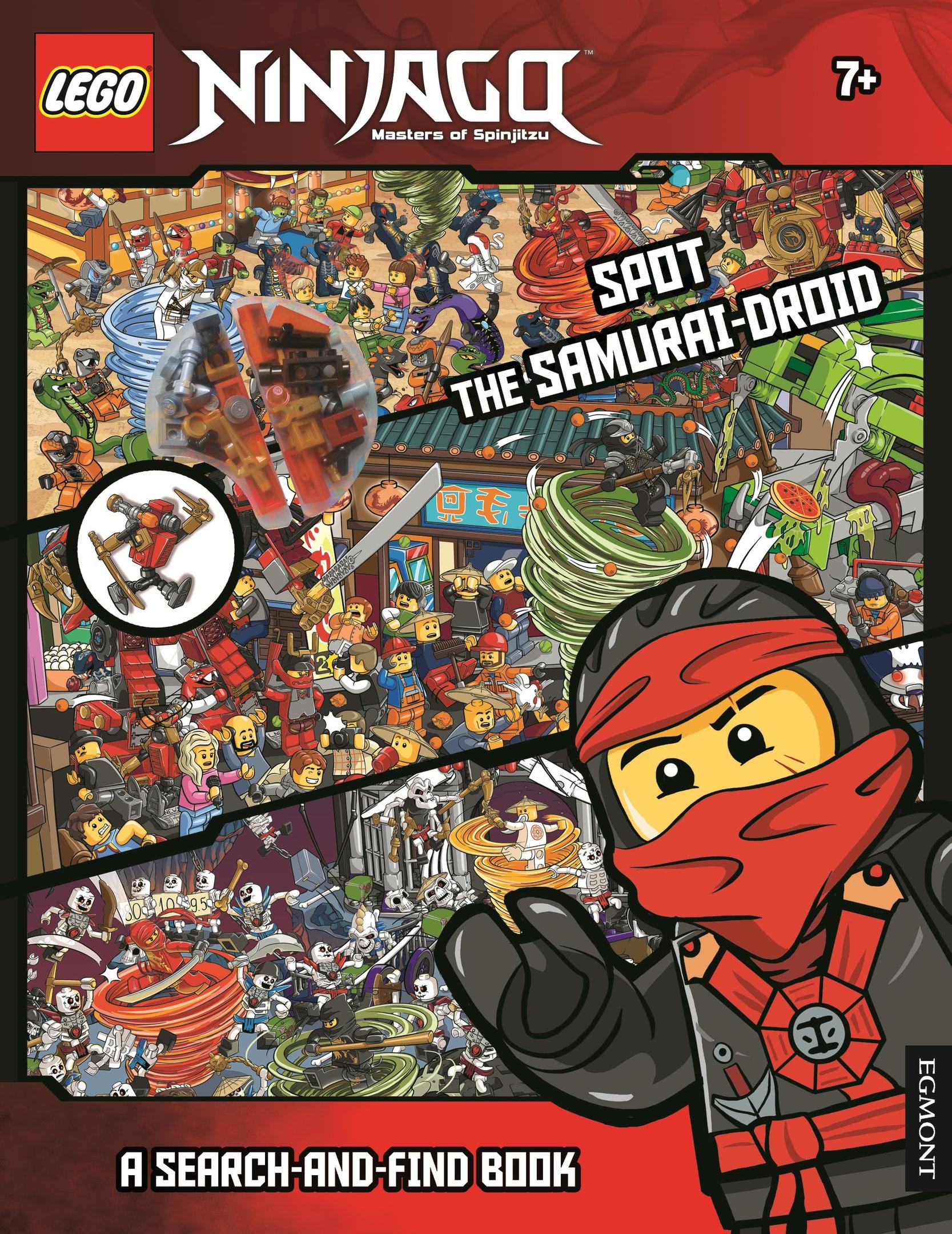 Ninjago: Spot The Samurai - Droid LEGO Activity Books with LEGO Parts set (#9781405279031-1, 2015)
