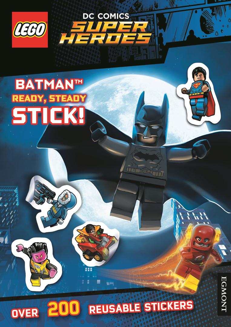 DC Comics Super Heroes: Batman Ready, Steady, Stick LEGO Activity Books set (#9781405285698-1, 2016)