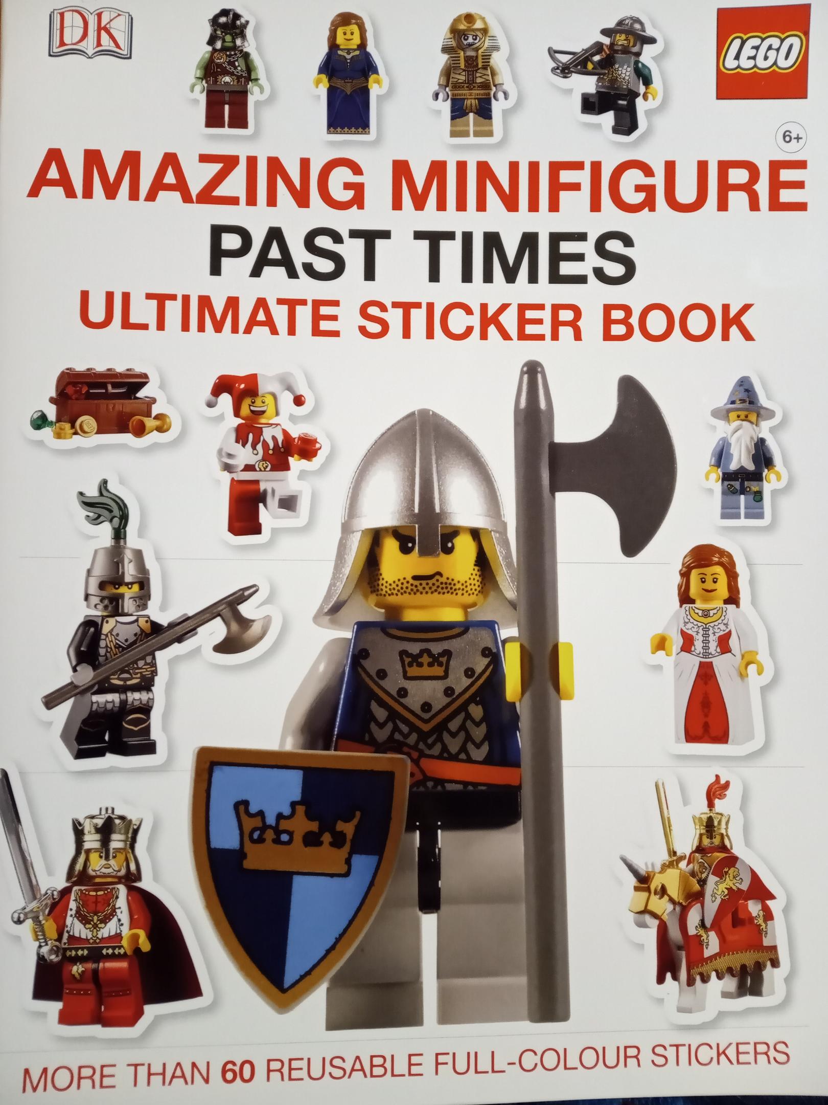 Amazing Minifigure Past Times: Ultimate Sticker Book LEGO Activity Books set (#9781409338123-1, 2013)