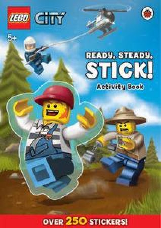 City: Ready, Steady, Stick! LEGO Activity Books set (#9781409388814-1, 2014)