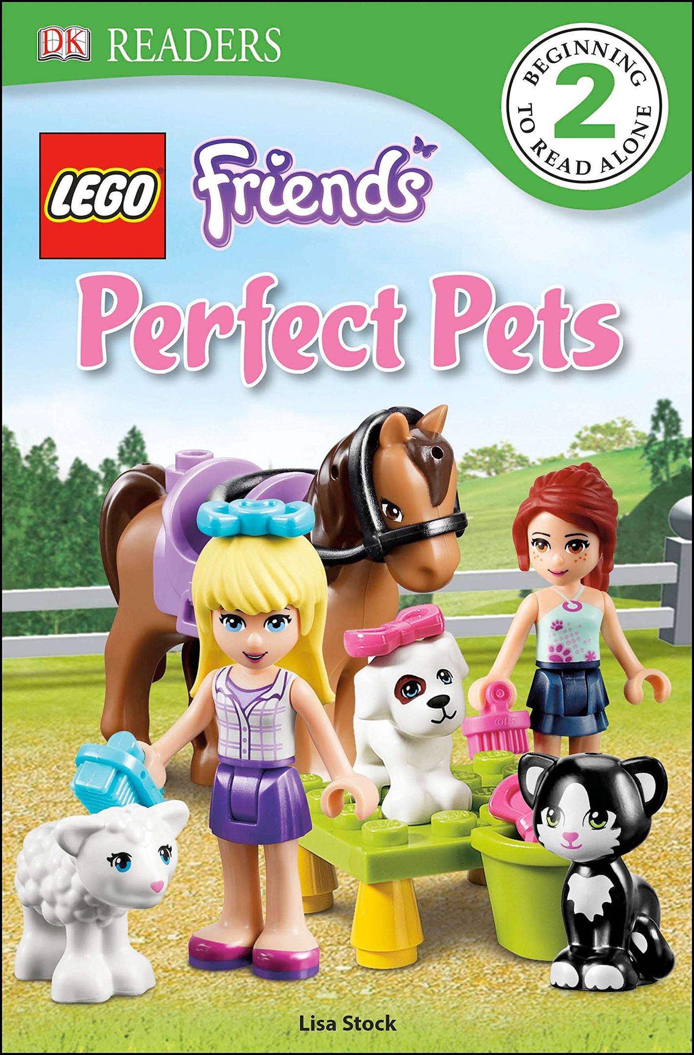 DK Readers Level 2: Friends Perfect Pets LEGO Story Books set (#9781465419842-1, 2014)