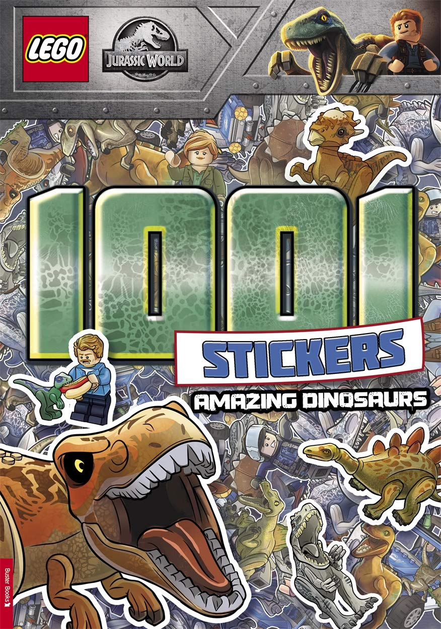 Jurassic World: 1001 Stickers - Amazing Dinosaurs LEGO Activity Books set (#9781780557588-1, 2020)