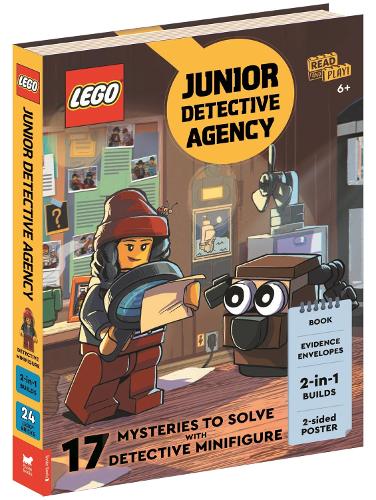 Junior Detective Agency LEGO Activity Books with LEGO Parts set (#9781837250134-1, 2024)