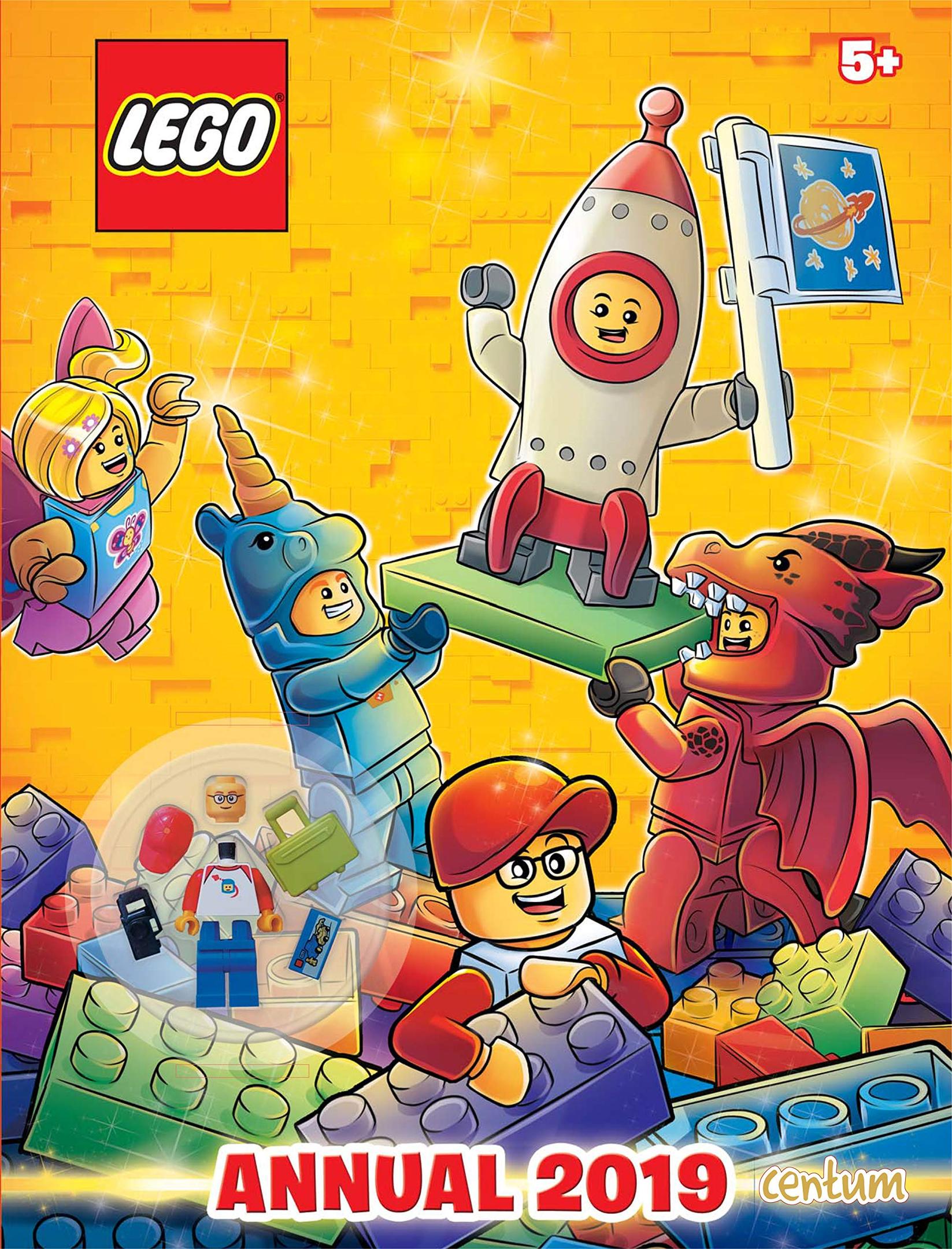 Annual 2019 LEGO Activity Books with LEGO Parts set (#9781912707003-1, 2018)