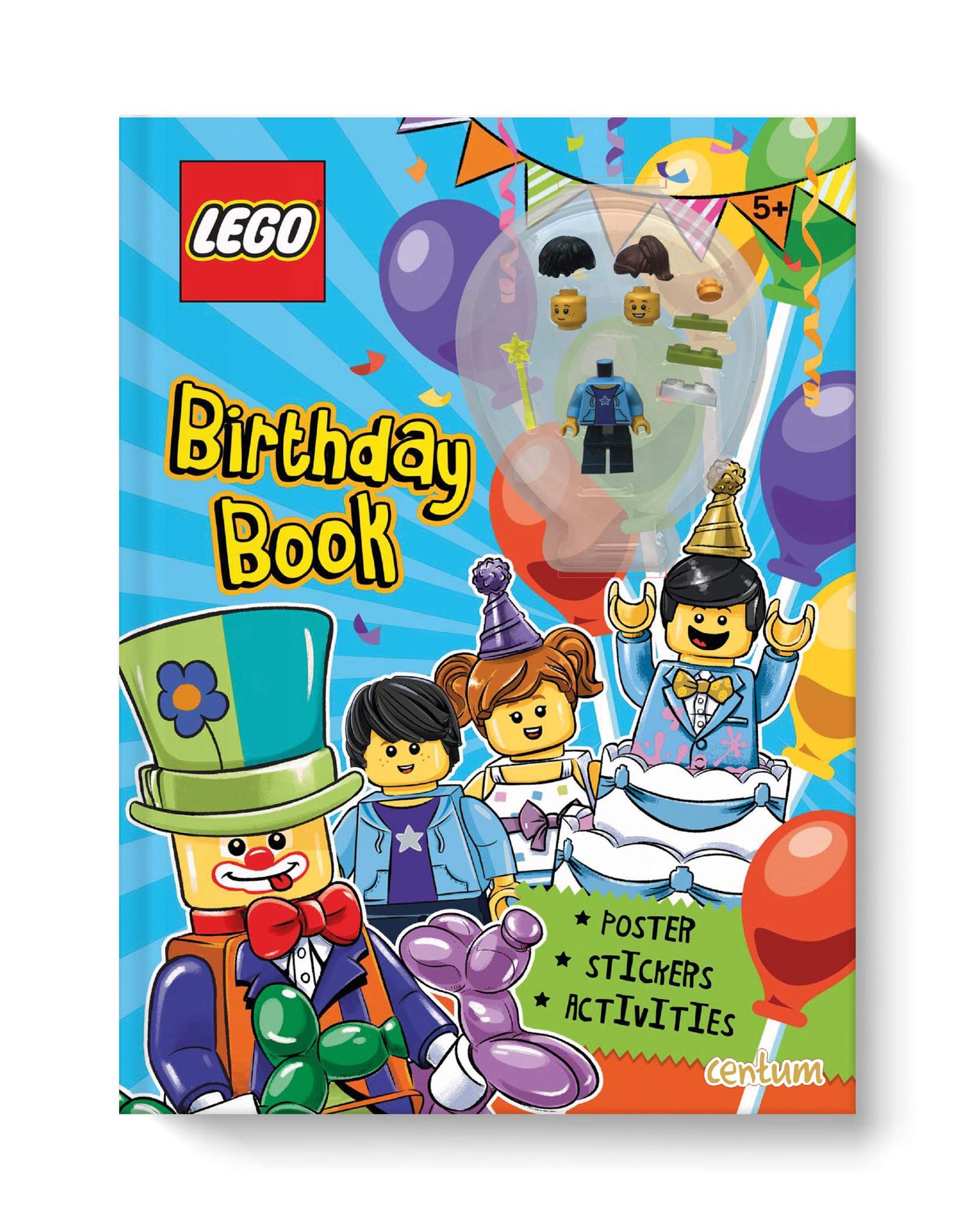 Birthday Book LEGO Activity Books with LEGO Parts set (#9781913110772-1, 2019)