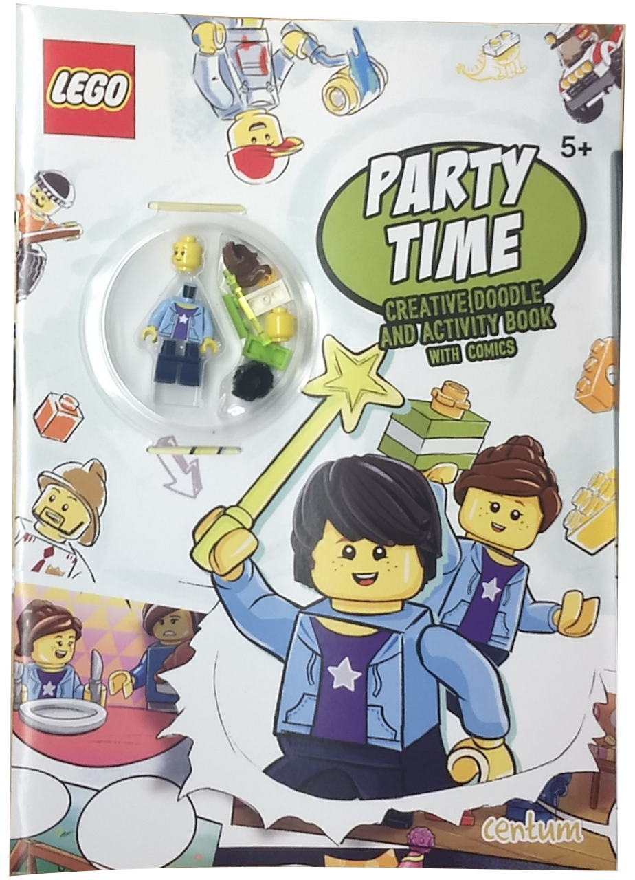 Party Time LEGO Activity Books with LEGO Parts set (#9781913399597-1, 2020)