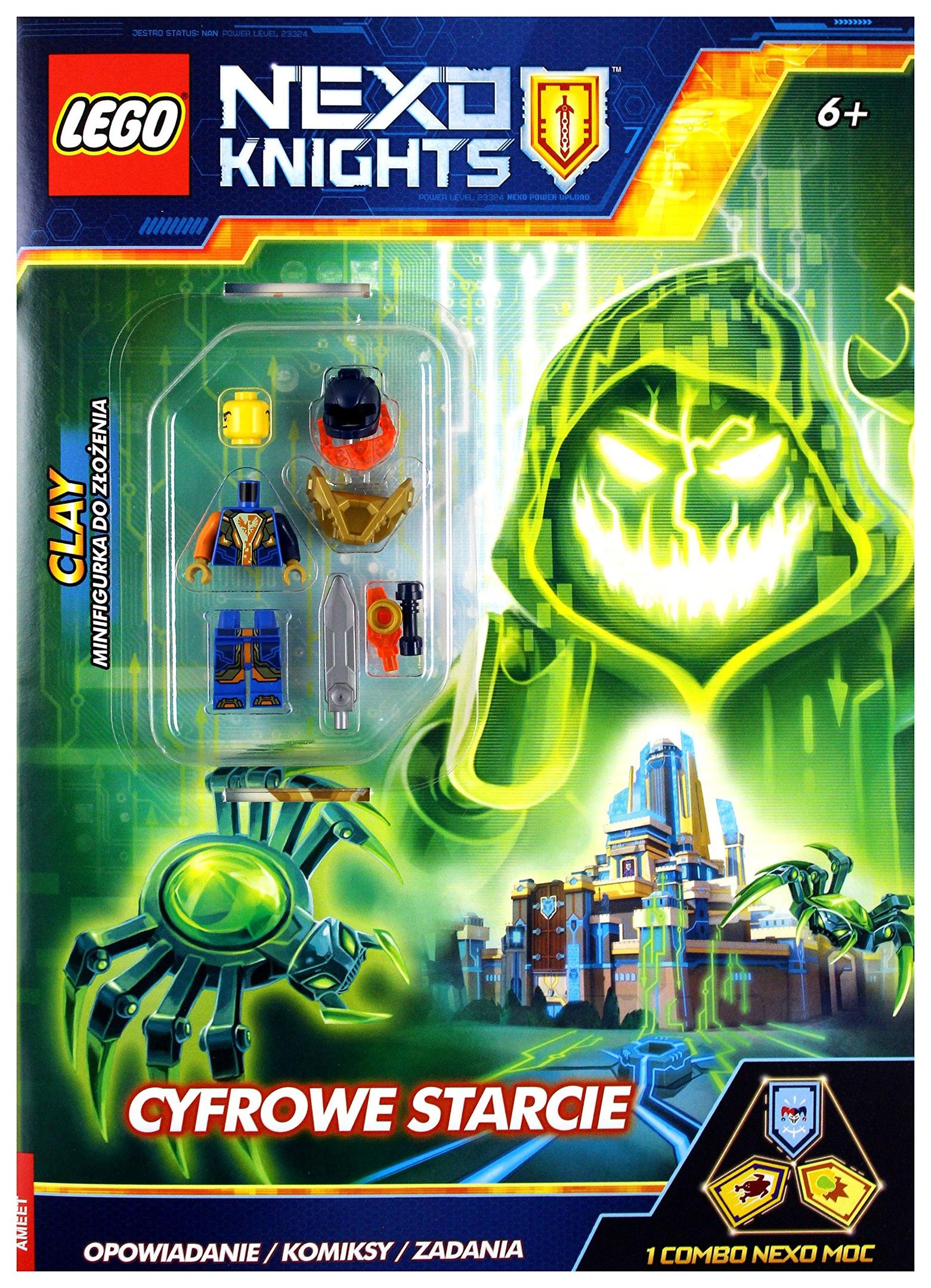 Nexo Knights: Cyfrowe starcie LEGO Activity Books with LEGO Parts set (#9788325327934-1, 2018)