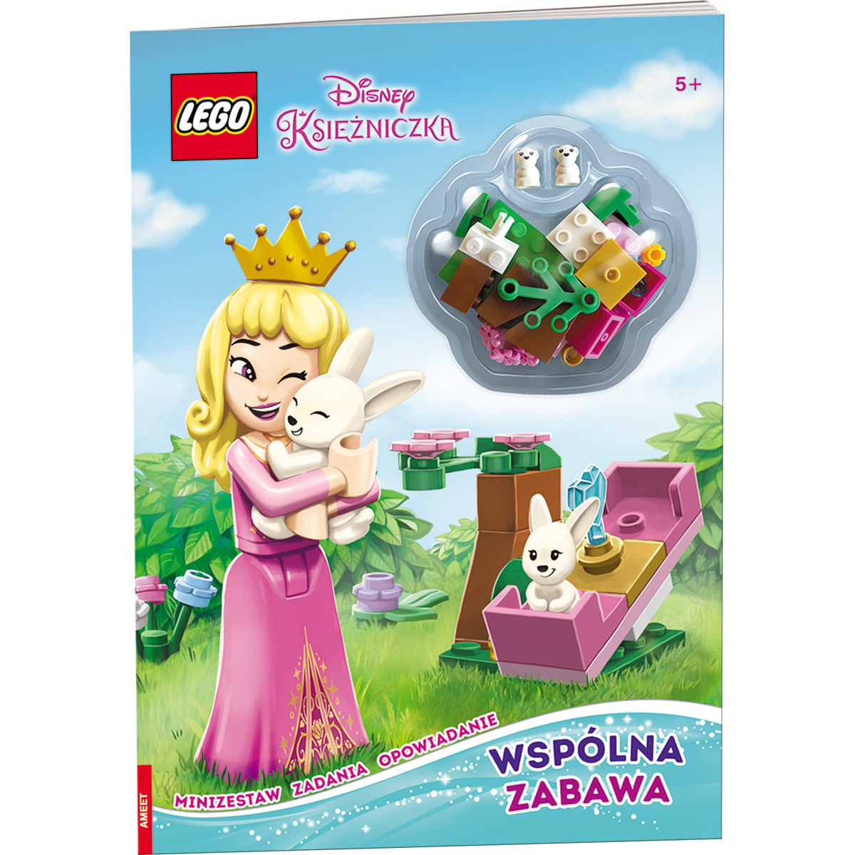 Disney Princess: Wspólna Zabawa LEGO Activity Books with LEGO Parts set (#9788325332594-1, 2019)