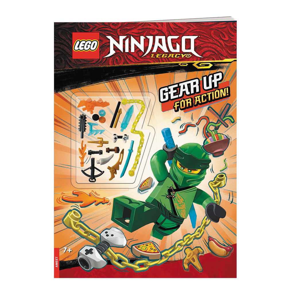 Ninjago Legacy: Gear Up for Action LEGO Activity Books with LEGO Parts set (#9788325334017-1, 2020)