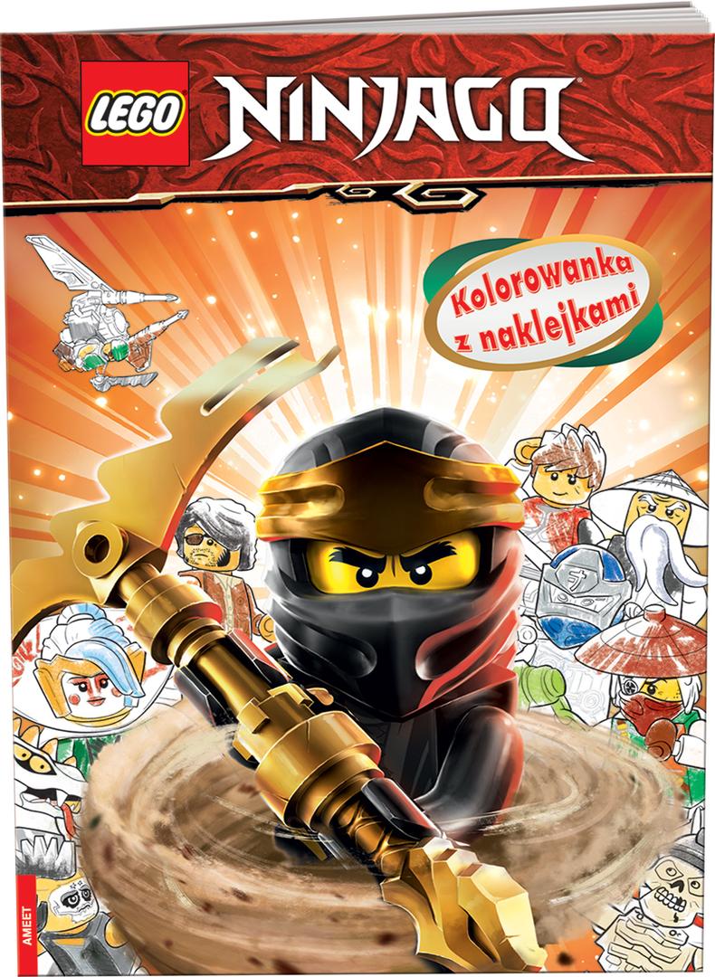 Ninjago: Kolorowanka z Naklejkami LEGO Activity Books set (#9788325338879-1, 2021)