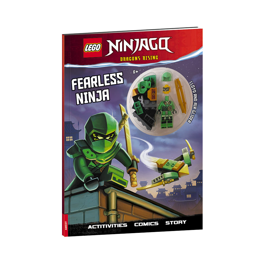 Ninjago: Dragons Rising: Fearless Ninja LEGO Activity Books with LEGO Parts set (#97883253421429-1, 2023)