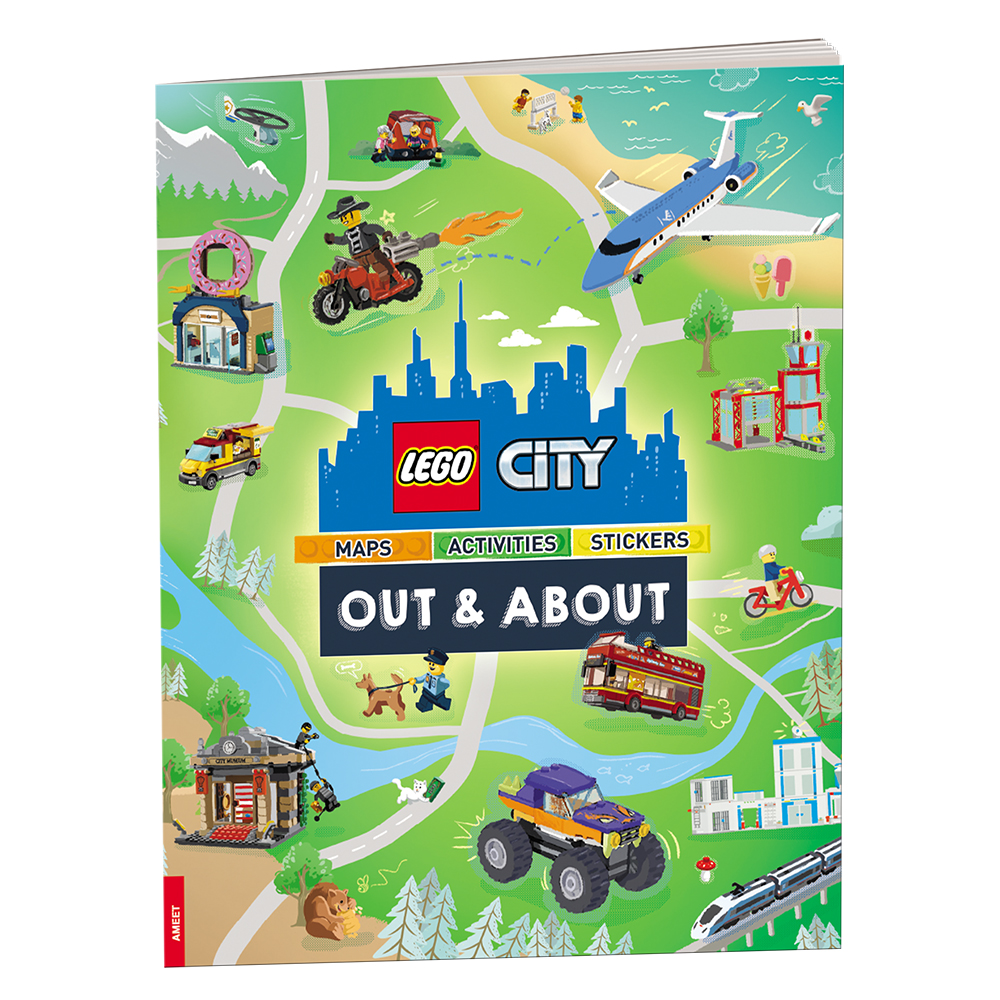 City: Out and About LEGO Activity Books set (#9789030507352-1, 2020)
