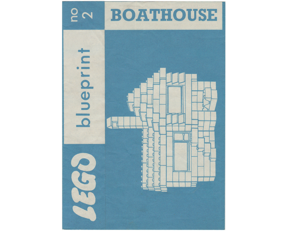Blueprint no 2 - Boathouse LEGO set (#BLUEPRINT-2, 1965)