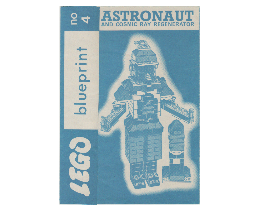 Blueprint no 4 - Astronaut LEGO set (#BLUEPRINT-4, 1965)
