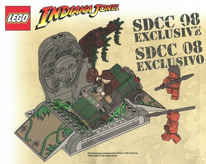 Indiana Jones Brickmaster Pack LEGO Indiana Jones set (#COMCON002-1, 2008)