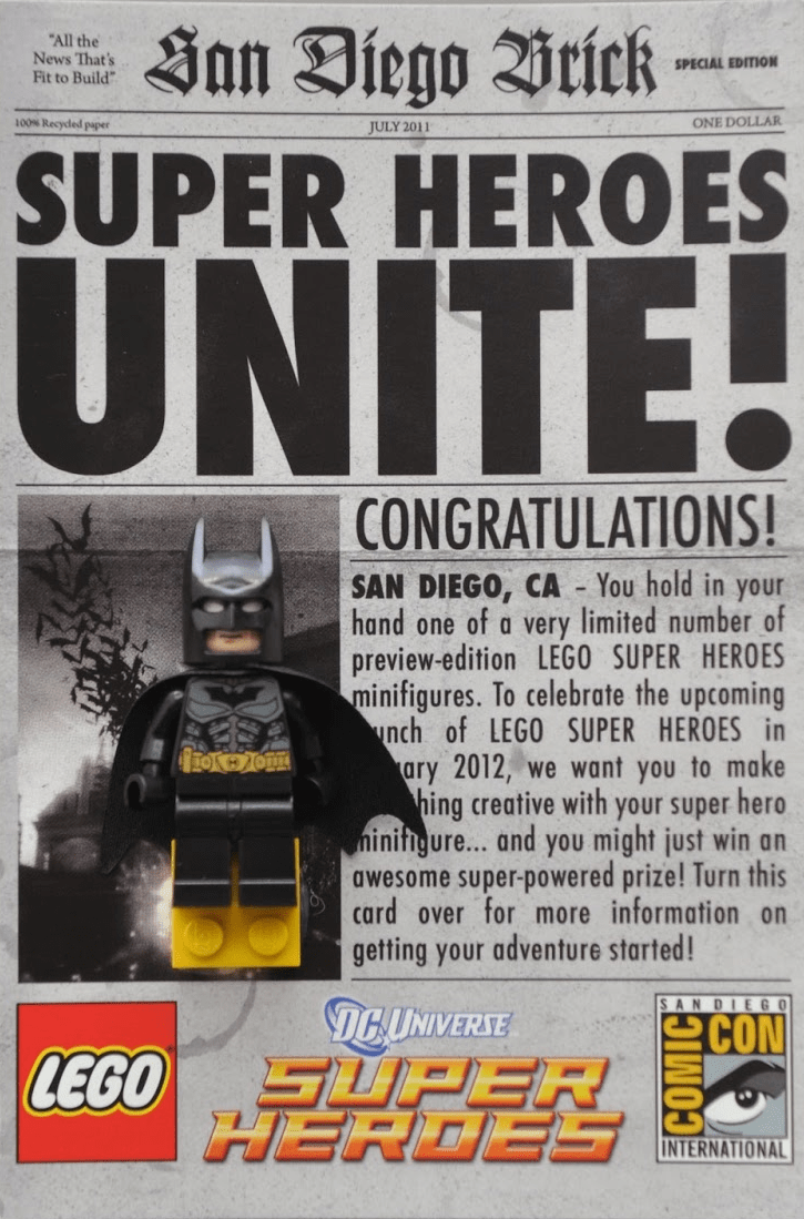 Super Heroes Unite - Batman - San Diego Comic-Con 2011 Exclusive
