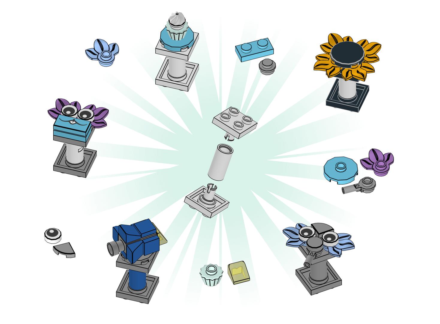 Cufflinks LEGO set (#EG00129-1)