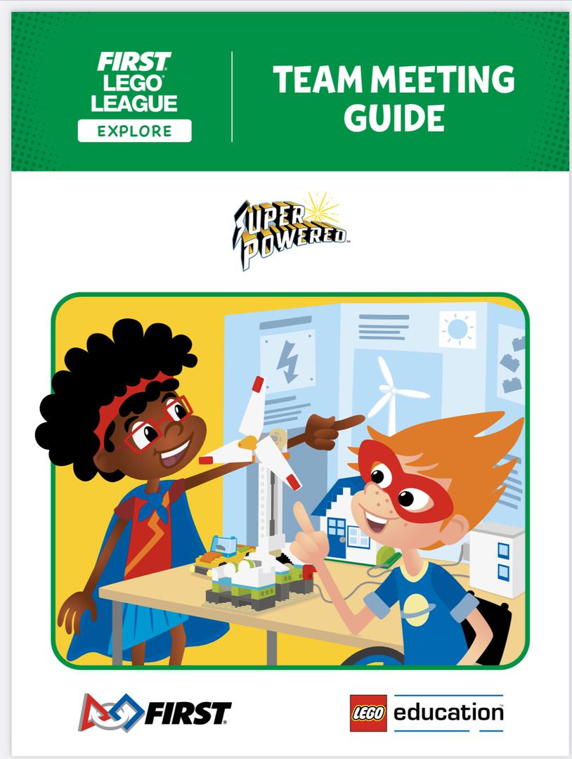 SUPERPOWERED Team Meeting Guide (FLL Explore) LEGO FIRST LEGO League set (#FLL2022-1, 2022)