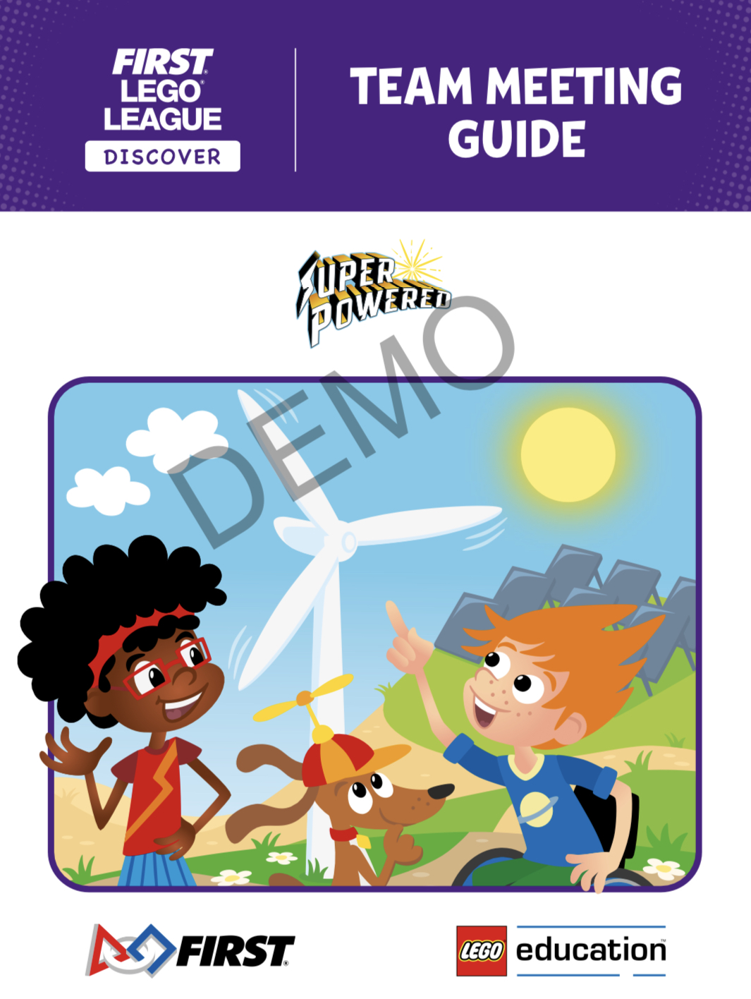 SUPERPOWERED Team Meeting Guide (FLL Discover) LEGO FIRST LEGO League set (#FLL2022-3, 2022)
