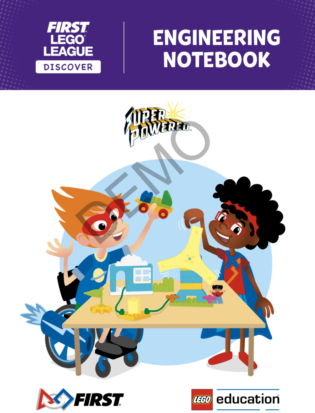 SUPERPOWERED Engineering Notebook (FLL Discover) LEGO FIRST LEGO League set (#FLL2022-5, 2022)