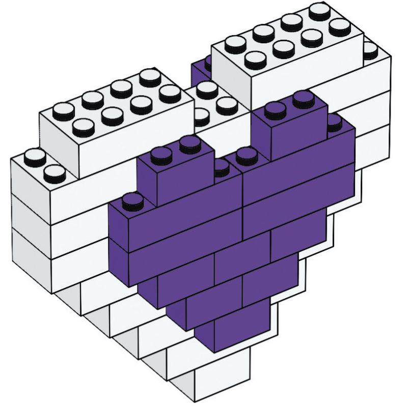 Heart LEGO set (#HEART-1)