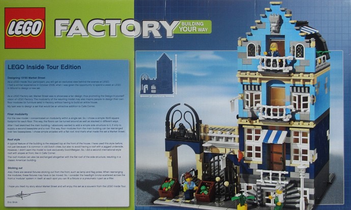 Market Street (LEGO Inside Tour Version) LEGO set (#LIT2007-1, 2007)
