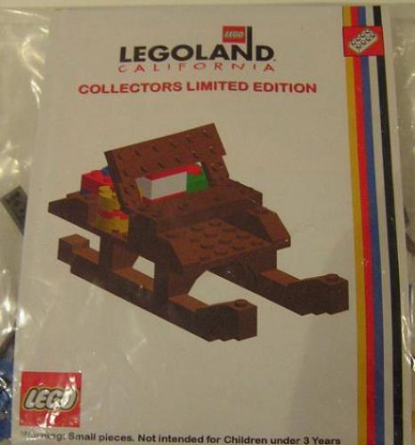 Santa's Sleigh (Legoland California) LEGO set (#llca22-1, 2005)