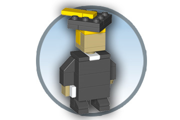 Graduate LEGO Monthly Mini Model Build set (#MMMB038-1, 2011)