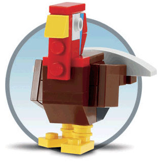 Turkey LEGO Monthly Mini Model Build set (#MMMB044-1, 2011)