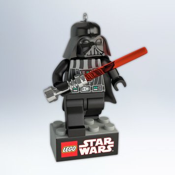 Hallmark Keepsake Christmas Tree Ornament - Star Wars Darth Vader LEGO set (#QXI2619-1)