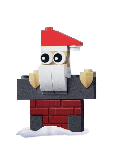 Santa In A Chimney LEGO Pick A Model set (#SANTACHIMNEY-1, 2019)