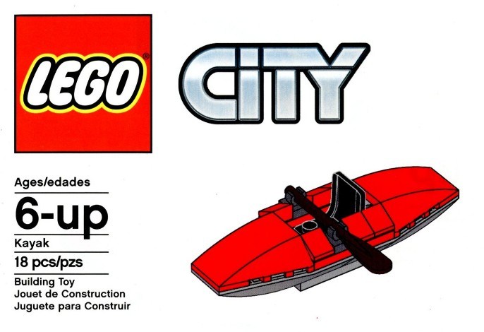 Kayak LEGO set (#TRUKAYAK-1)